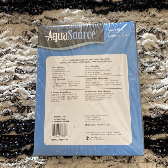 Aqua source Towel Ring - Picture 2 of 3